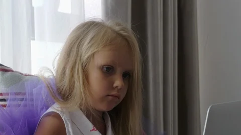 Distance Learning Quarantine Stock Footage 124491344