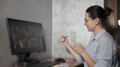 Distance learning for schoolchildren. Stock Footage 142799138