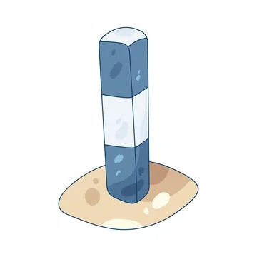 Distance marker Stock Illustration