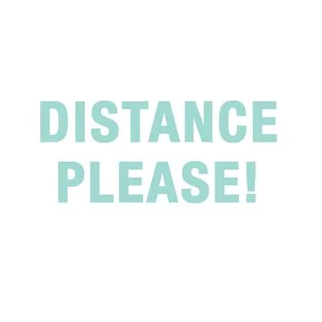 Distance please pattern vector with hand social network icon Stock Illustration