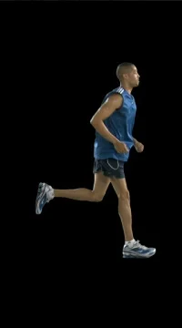 Distance Runner Profile 2 库存影片 79817