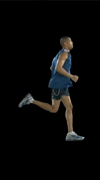 Distance Runner Profile 3 库存影片 79827