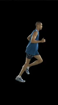 Distance Runner Profile 库存影片 79813