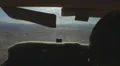 Distant aerial view of runway at Tucson International airport HD Footage