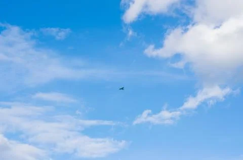Distant airplane Stock Photos