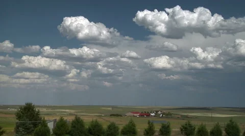 Distant Anvil Stock Footage 54743243