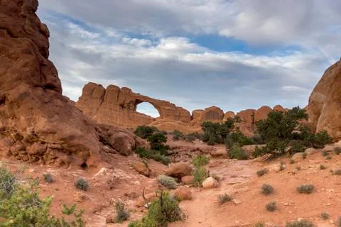 Distant arch Stock Photos