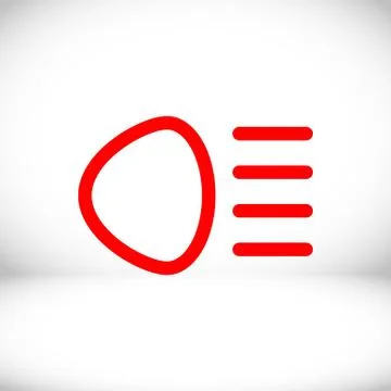 Distant beam icon stock vector illustration flat design Stockillustratie