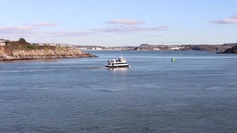 Distant Boats 스톡 동영상 78434848