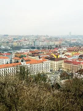 Distant City View 库存照片