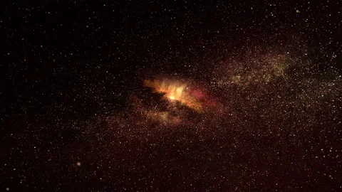 Distant Colorful Galaxy From Outer Space 動画素材 208760867