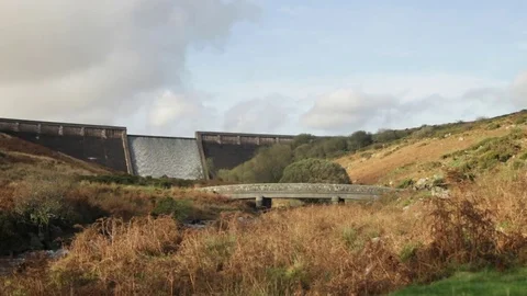 Distant Dam 스톡 동영상 81922025