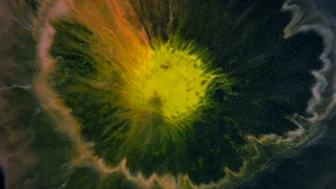 A distant dwarf star suddenly explodes, spewing fireballs of glowing gas Stock Footage 157079229