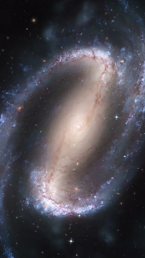 Distant galaxy animation. Vertical video. Elements of this image furnished by 스톡 동영상 321863594