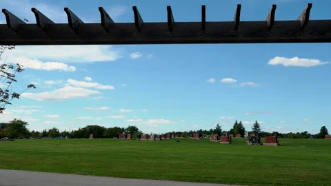 Distant Graveyard with available site. Vidéo 95445676