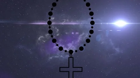 Distant light appearing at right edge moving left, creating purple flare Stock Footage 329701238