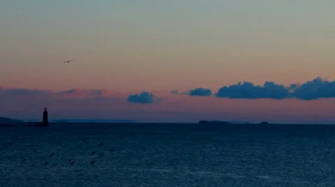 Distant Light House, High Definition 1080 Stock Footage 33771568
