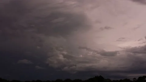 Distant Lightning Approaching (2160p 23.976) Stock Footage 166810370