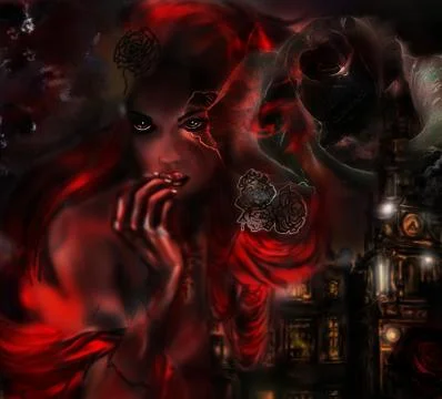 Distant memory Illustrazione stock