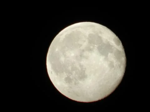 The Distant Moon Stock Photos