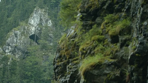 Distant Mountain cave Stock Footage 94959606