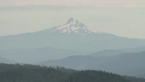Distant Mountain with the forest Stock Footage 165268343