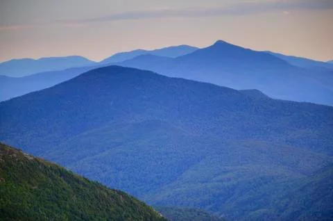 Distant mountain range Stock Photos