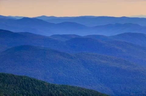 Distant mountain range Stock Photos