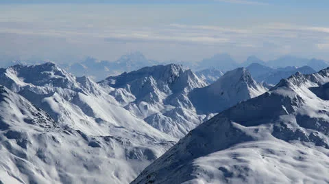 Distant mountain ridge Stock-Footage 24751816