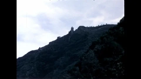 Distant Mountain Ridge Stock Footage 278217292
