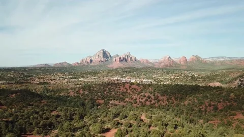 Distant mountains in the Arizona desert Stock Footage 166849665