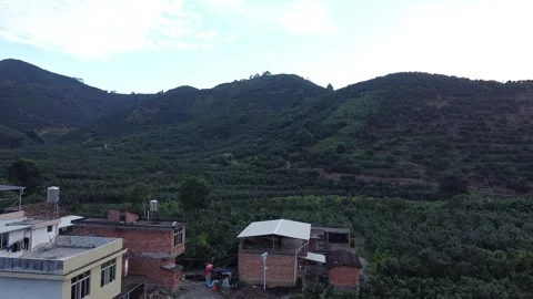 The distant mountains in the evening——2 Stock Footage 287062371