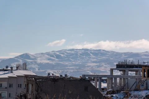Distant mountains Stock Photos