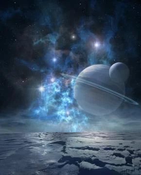 Distant planet Foto stock