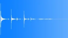 Distant plastic piece falling on stoneSound Effect