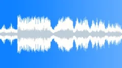 Distant police cars column moving loop Sound Effect