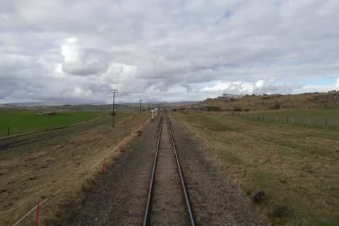 Distant rail Stock Photos