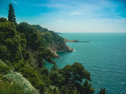 Distant Sea View Stock-Fotos