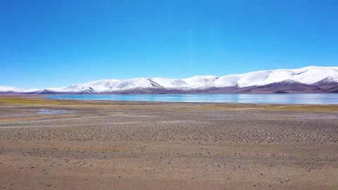 Distant snow mountains, lake snow mountains, Stock-Footage 241958698
