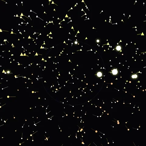 Distant Stars in Deep Space: Celestial Wonders of the Cosmos Stock Footage 346281989