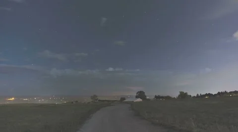 Distant Storm Stock Footage 54742013