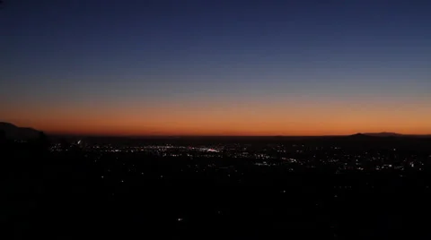 Distant Sunset Stock Footage 40814718