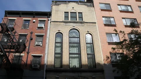 Distant Synagogue Stock Footage 40814736