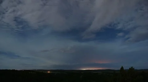 Distant Thunder Stock Footage 54741385