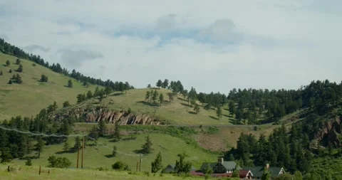 Distant view of California Zephyr Stock Footage 156483088