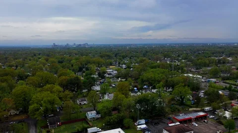 Distant View of Downtown Richmond, Va City Skyline 113382813