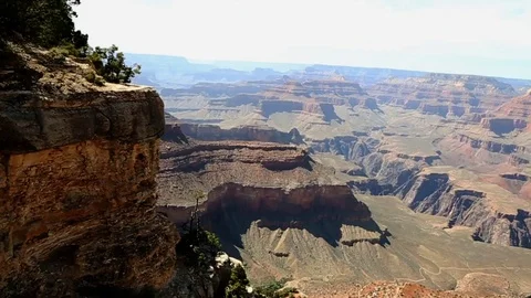 Distant view of the Grand Canyon Stock Footage 105153619