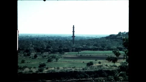 Distant View of a Minaret Stock Footage 277976340
