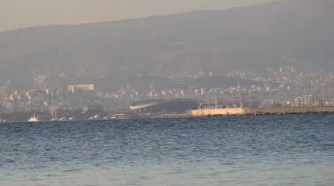Distant view of New Faliro Vidéo 41584025