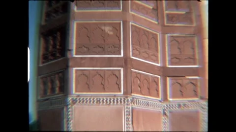Distant View of Taj Mahal Stock Footage 276292727